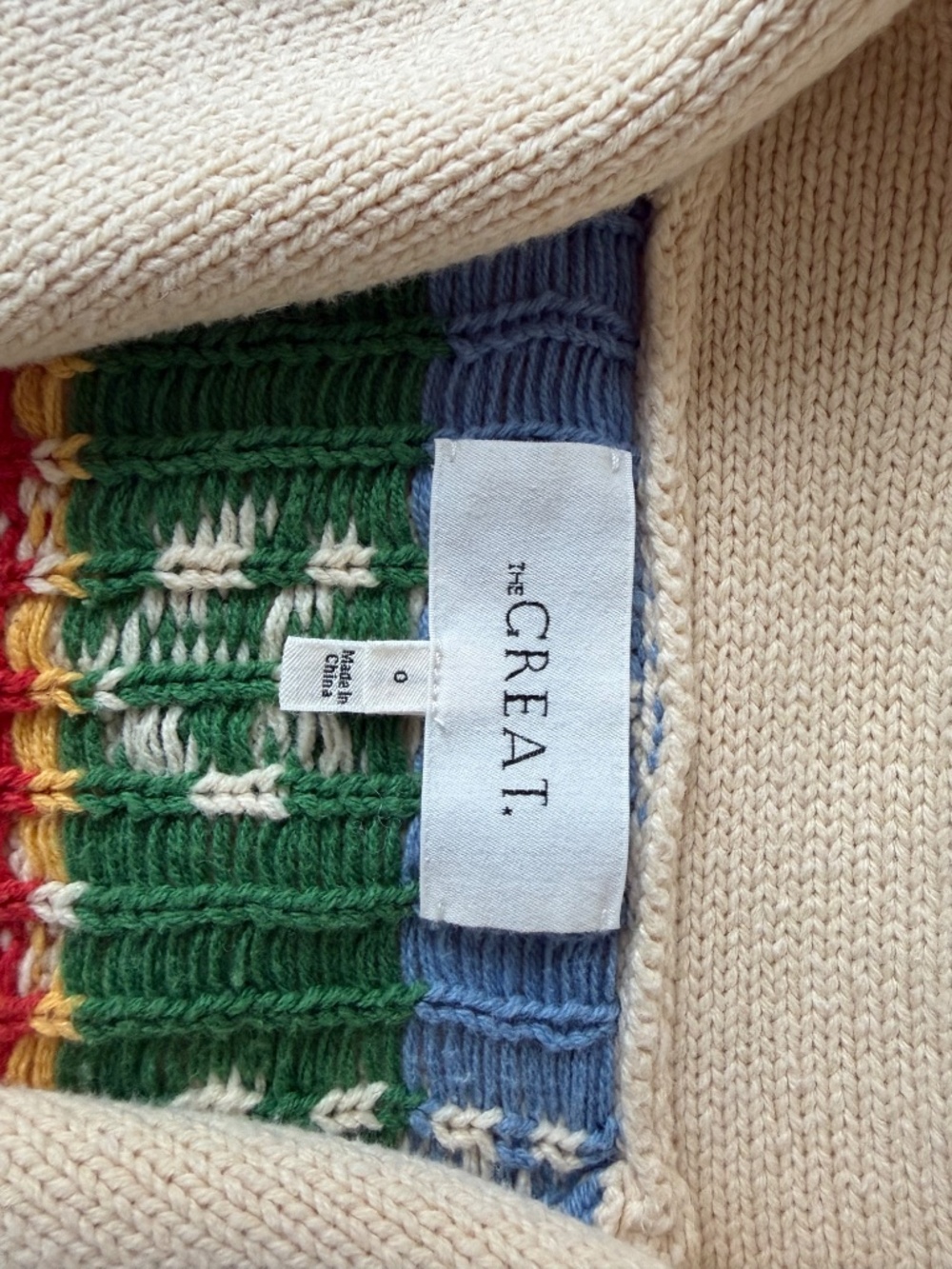 The Great Garden Lodge Cardigan Cream 0/XS - Picture 7 of 15